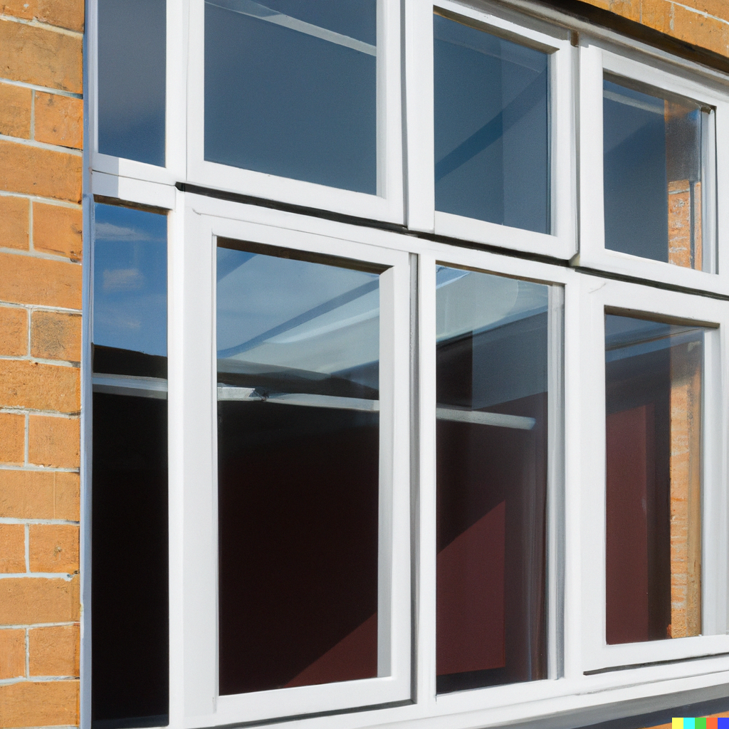 DALL·E 2023-02-22 12.50.08 – detailled image of a triple glazed achool window